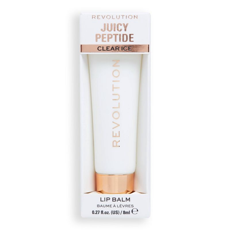 slide 4 of 10, Makeup Revolution Juicy Peptide Lip Balm - Clear Ice - 0.27 fl oz, 0.27 fl oz
