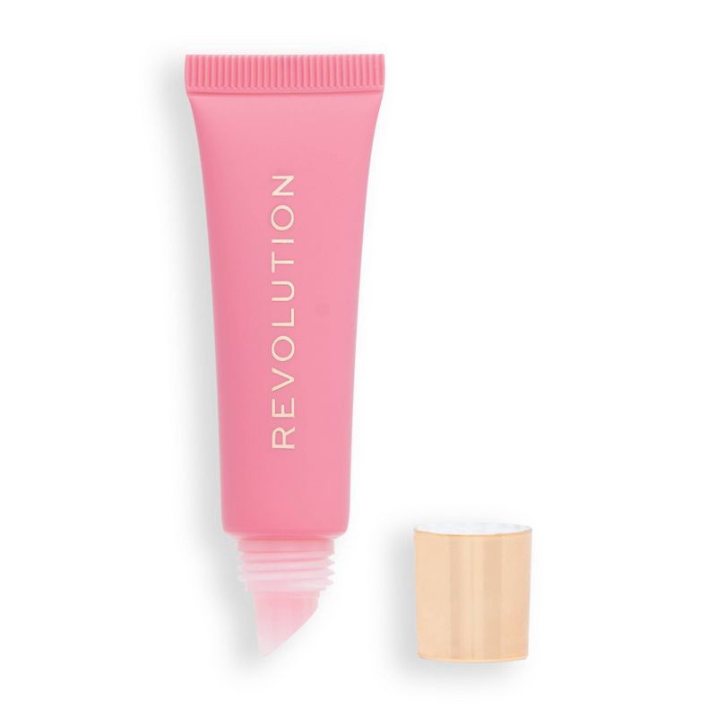 slide 1 of 10, Makeup Revolution Juicy Peptide Lip Balm - Pink Strawberry - 0.27 fl oz, 0.27 fl oz