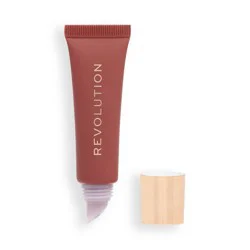 Makeup Revolution Juicy Peptide Lip Balm - Nude Latte - 0.27 fl oz: Moisturizing, Shine Enhancing, Nourishing