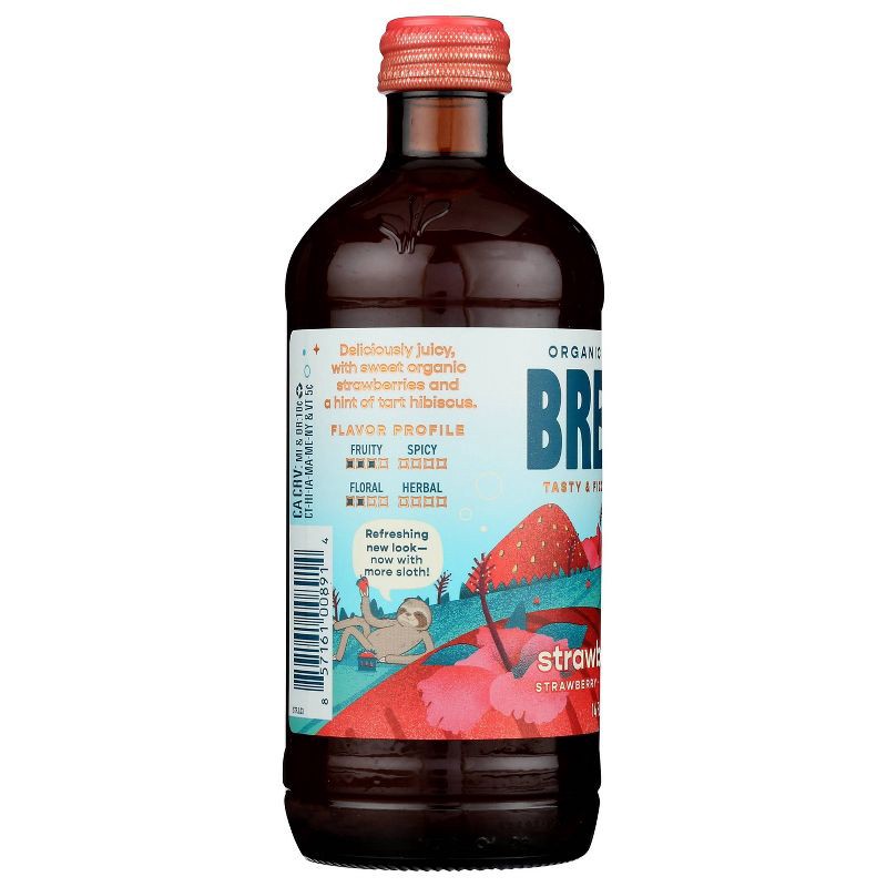 slide 4 of 8, Brew Dr. Kombucha Brew Dr. Strawberry Fields Kombucha - 14 fl oz, 14 fl oz