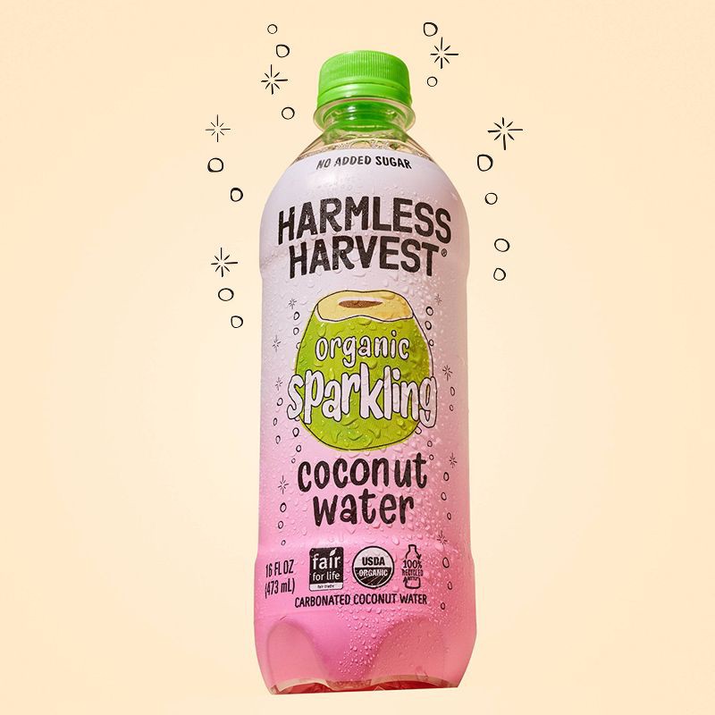 slide 4 of 4, Harmless Harvest Organic Sparkling Coconut Water - 16 fl oz, 16 fl oz