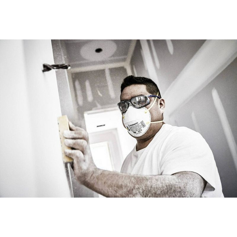 slide 4 of 10, 3M Company Performance Paint Prep Respirator N95 Particulate: Disposable Dust Mask for Adults, One Size Fits Most, 2 Pack, 2 ct