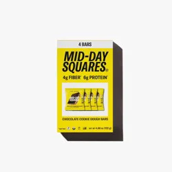 Mid-Day Squares Cookie Dough Functional Snack Bars - 4.66oz/4ct