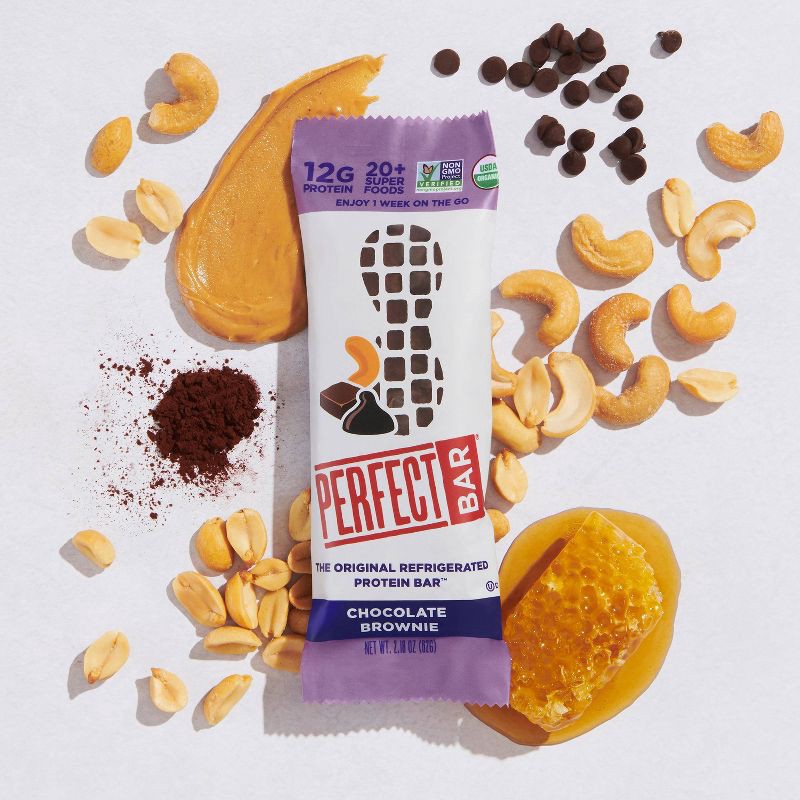 slide 5 of 12, Perfect Bar Chocolate Brownie Refrigerated Protein Bars - 2.18oz, 2.18 oz