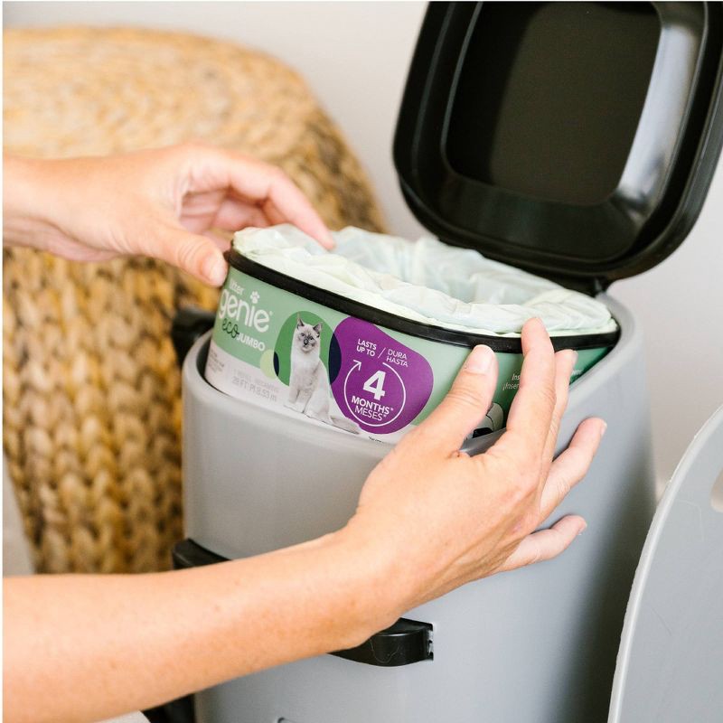 slide 9 of 15, Litter Genie Eco Jumbo Refill Compostable Cats Litter Waste Disposal Bags, 1 ct