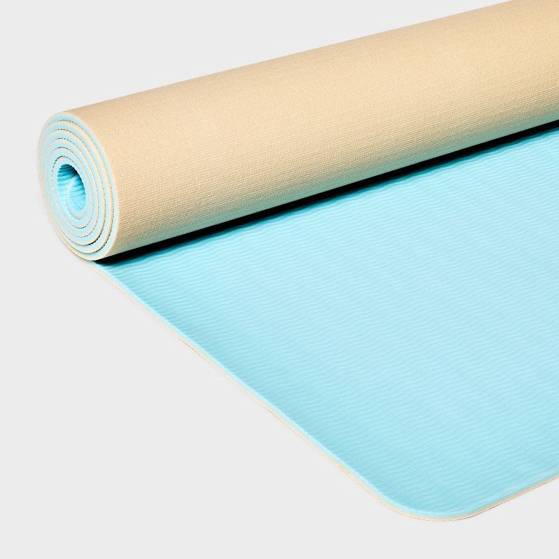 slide 1 of 3, Yoga Mat - Cream(5mm) - All In Motion™, 1 ct