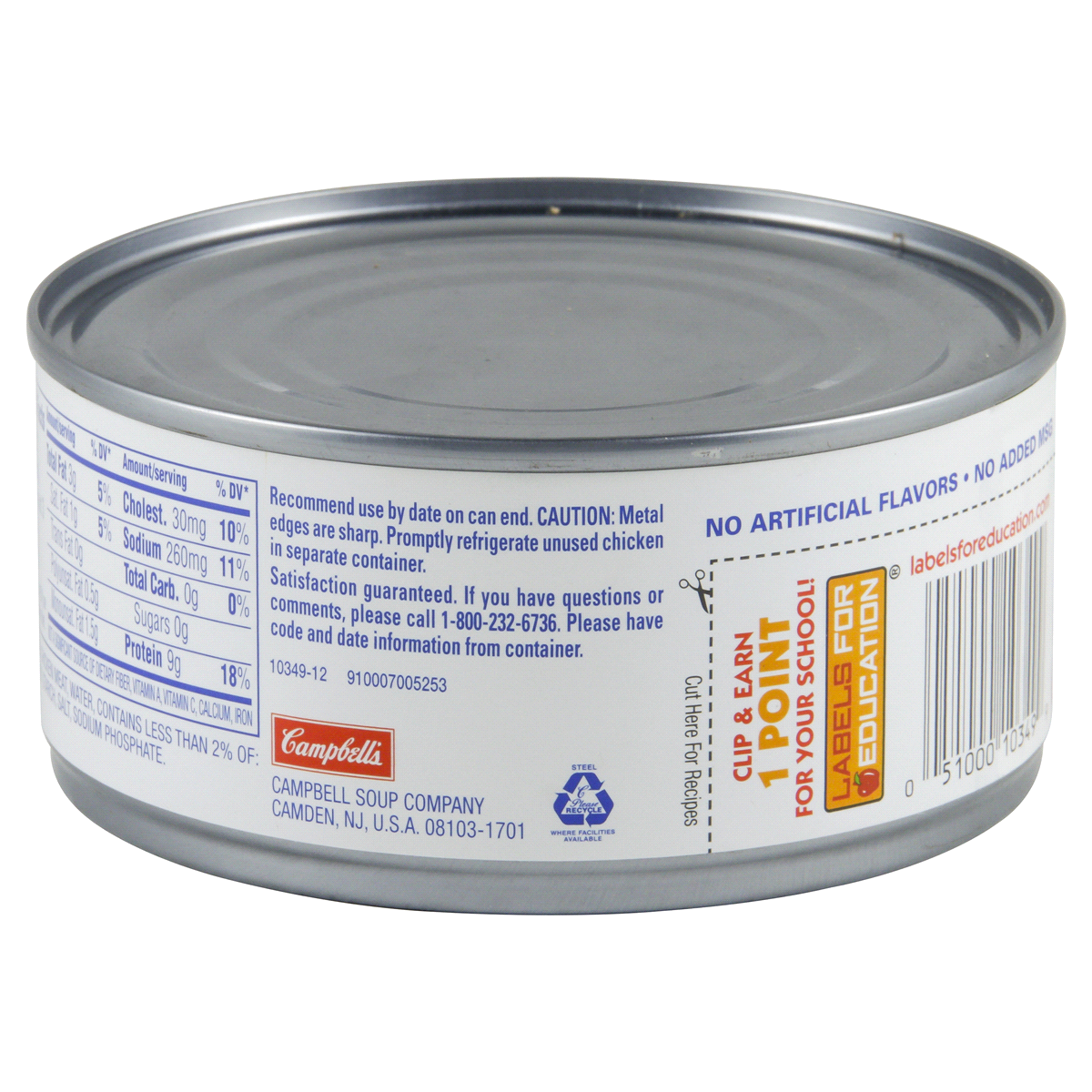 slide 4 of 4, Swanson White and Dark Premium Chunk Canned Chicken Breast in Water, 9.75 OZ Can, 9.75 oz