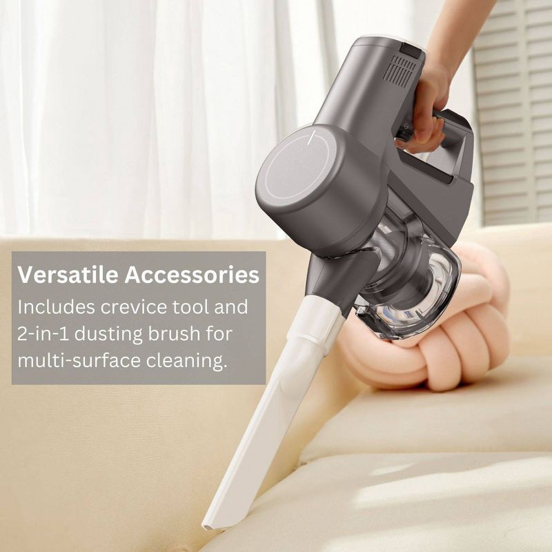 slide 6 of 6, Tineco GO Flex Cordless Lightweight Stick Vacuum: HEPA Filter, Multi-Surface, Bagless, 2 Speeds, Lithium Ion Battery, 1 ct