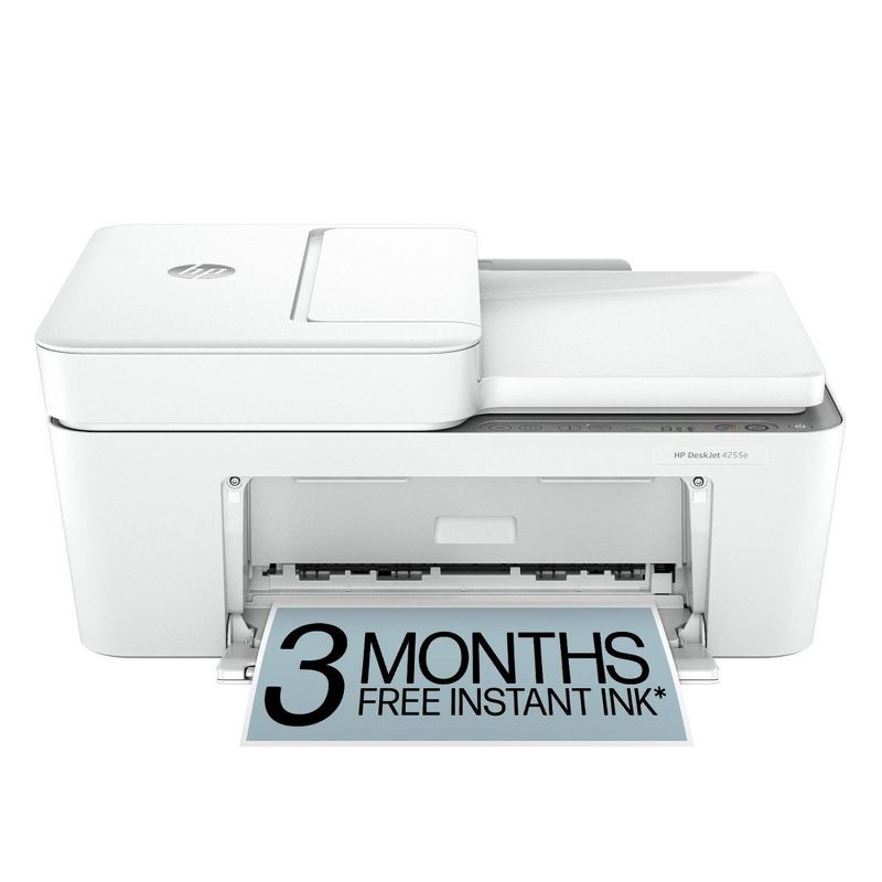 slide 1 of 18, HP Inc. HP DeskJet 4255e Wireless All-in-One Color Printer Scanner Copier with 3 Months Free Instant Ink (588S6A), 1 ct