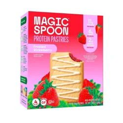MAGIC SPOON Frosted Strawberry Protein Pastries - 7.8oz/4ct