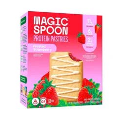 MAGIC SPOON Frosted Strawberry Protein Pastries - 7.8oz/4ct