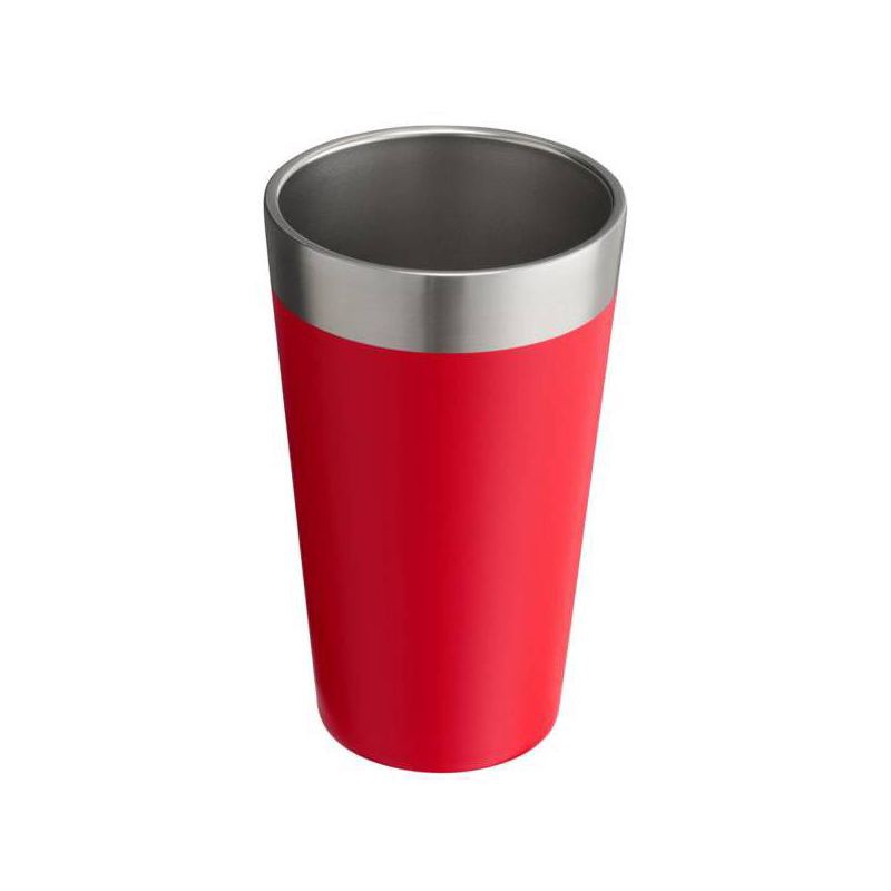 slide 2 of 3, Stanley 16 oz Adventure Stainless Steel Everyday Stacking Pint Chili: Dishwasher-Safe Drinkware for Hot & Cold Beverages, 16 oz