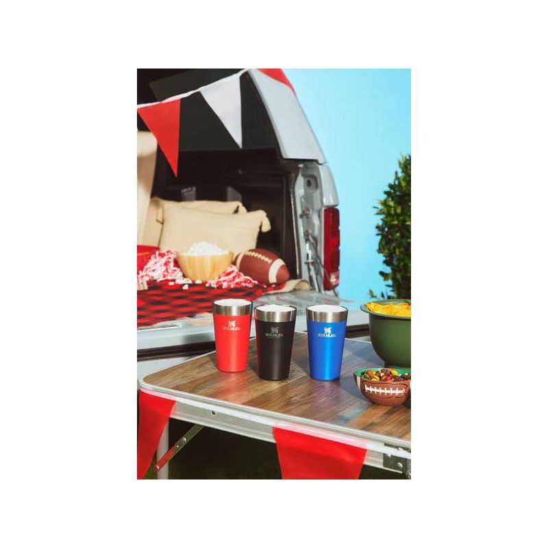 slide 3 of 3, Stanley 16 oz Adventure Stainless Steel Everyday Stacking Pint Chili: Dishwasher-Safe Drinkware for Hot & Cold Beverages, 16 oz