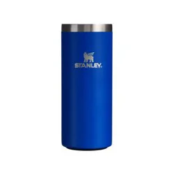 Stanley 10 oz Slim Stainless Steel All-Occasions Can Chiller Admiral Blue: Beverage Cozy, 6" Height, 2.5" Width