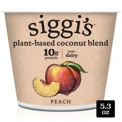 Siggi's Plant-Based Coconut Blend Yogurt Peach - 5.3oz