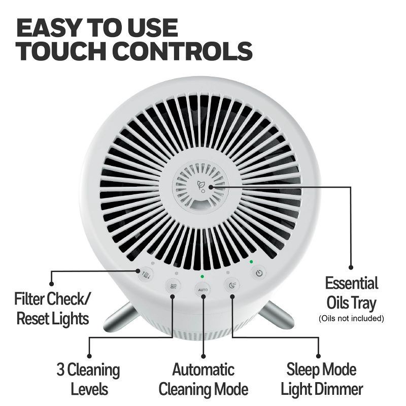 slide 7 of 15, Honeywell Designer Series HEPA Tower White HPA830W, 1 ct