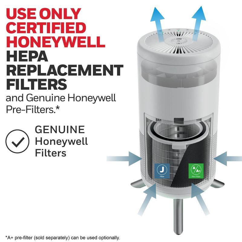slide 8 of 15, Honeywell Designer Series HEPA Tower White HPA830W, 1 ct