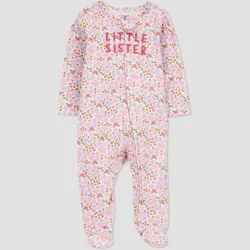 Carter's Just One You® Baby Girls' Floral Little Sister Sleep N' Play - Pink 6M