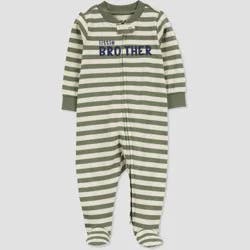 Carter's Just One You® Baby Boys' Green Little Brother Sleep N' Play - Green/Gray 3M