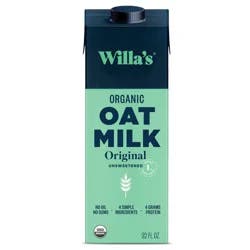 Willa's Original Unsweetened Oat Milk - 32oz