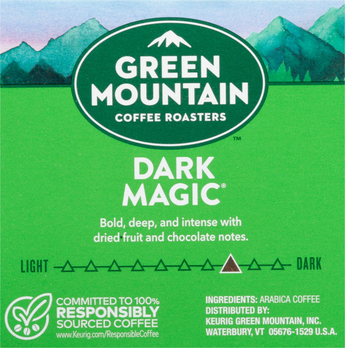 slide 2 of 12, Green Mountain Coffee Roasters Dark Magic Keurig Single-Serve K-Cup Pods, Dark Roast Coffee, 12 Count, 12 ct