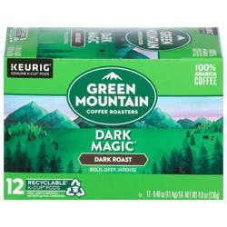 Green Mountain Coffee Roasters Dark Magic Keurig Single-Serve K-Cup Pods, Dark Roast Coffee, 12 Count