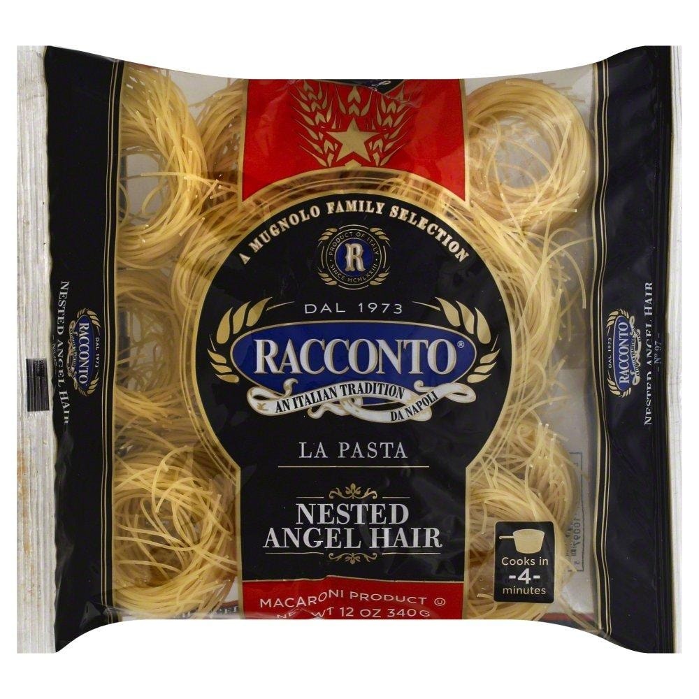 slide 1 of 1, Racconto Fideo Angel Hair Pasta, 12 oz