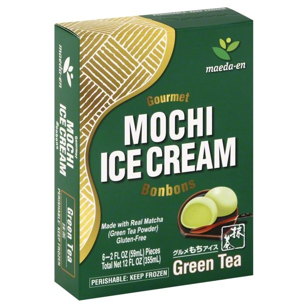 slide 1 of 1, maeda-en Ice Cream, Mochi, Green Tea, 1 ct