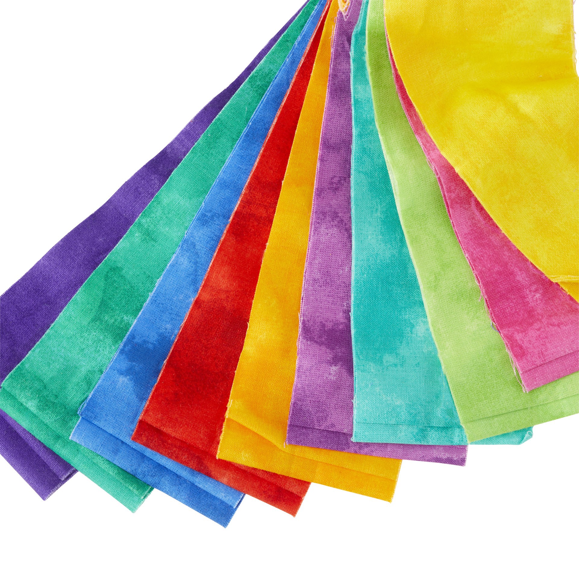 slide 12 of 14, Multicolor Fabric Strips By Loops & Threads, 2.5 in x 42 in