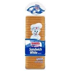 Bimbo White Bread, 20 oz, White Bread, Bag