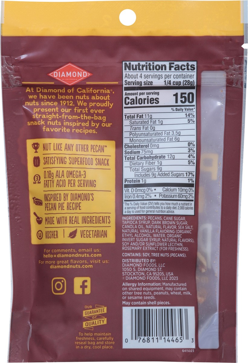 slide 4 of 14, Diamond of California Pecan Pie Flavored Pecans 3.5 oz, 3.5 oz