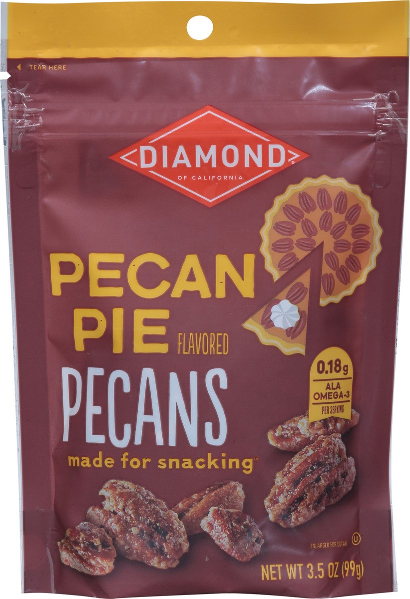 slide 10 of 14, Diamond of California Pecan Pie Flavored Pecans 3.5 oz, 3.5 oz