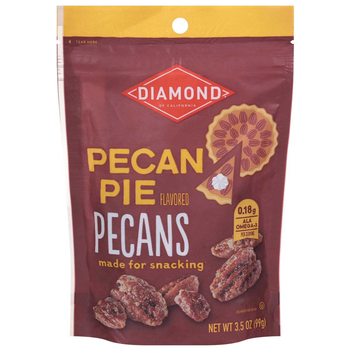 slide 1 of 14, Diamond of California Pecan Pie Flavored Pecans 3.5 oz, 3.5 oz