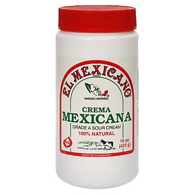 slide 1 of 1, El Mexicano Crema Fresca, 15 oz