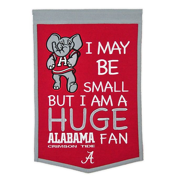 slide 1 of 2, NCAA University of Alabama Lil Fan Traditions Banner, 1 ct