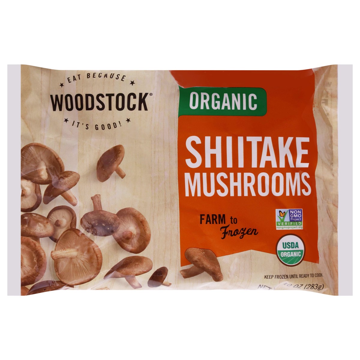 slide 1 of 9, Woodstock Organic Shiitake Mushrooms 10 oz, 10 oz