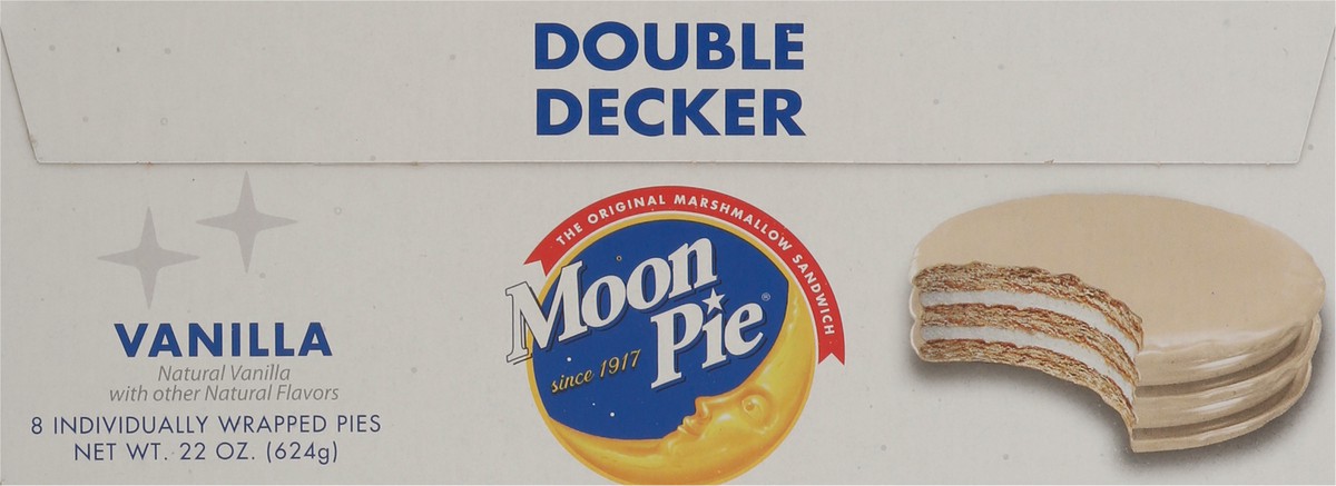 slide 8 of 9, Moon Pie Double Decker Vanilla Pies 8 ea, 8 ct