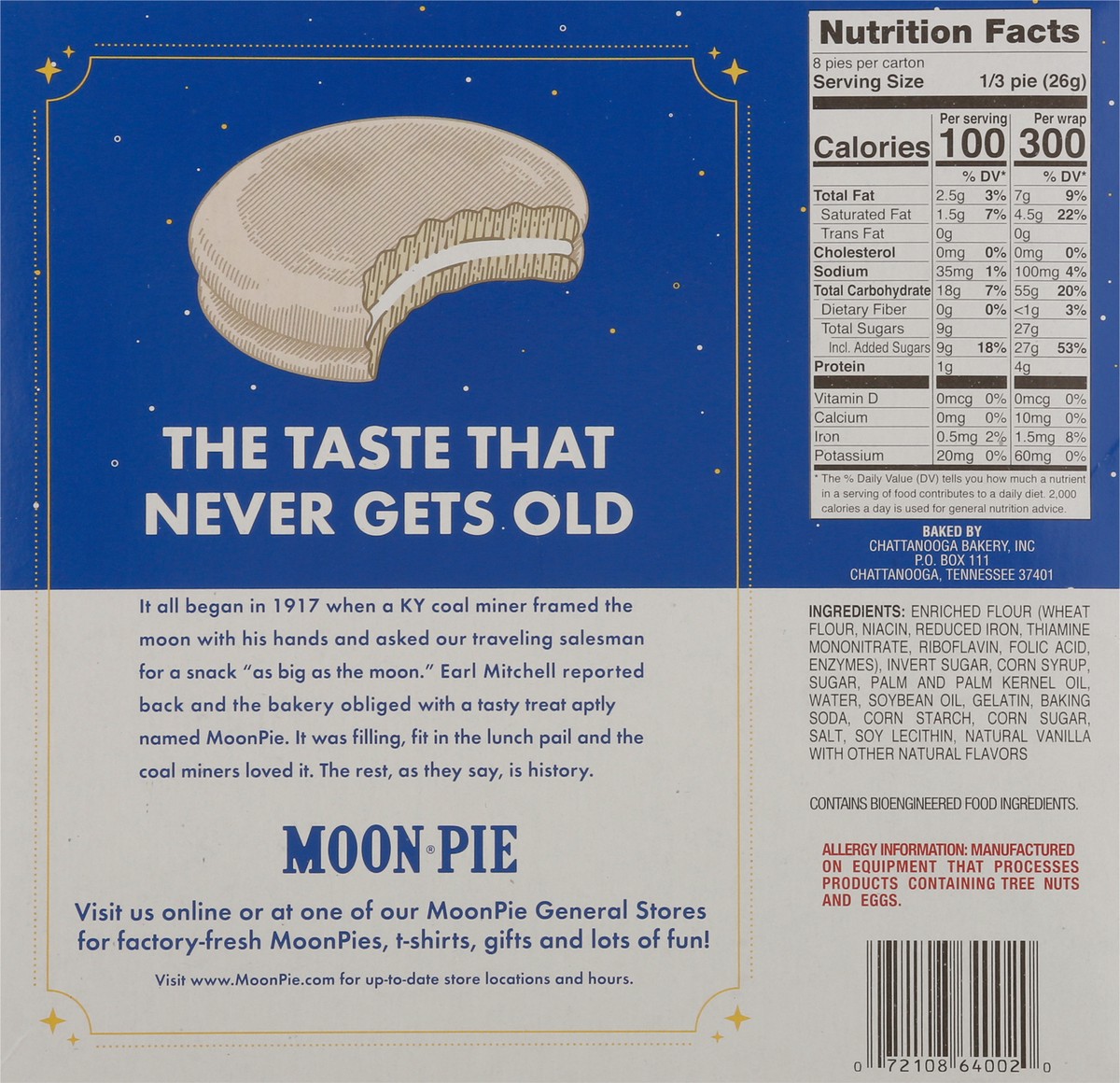slide 5 of 9, Moon Pie Double Decker Vanilla Pies 8 ea, 8 ct