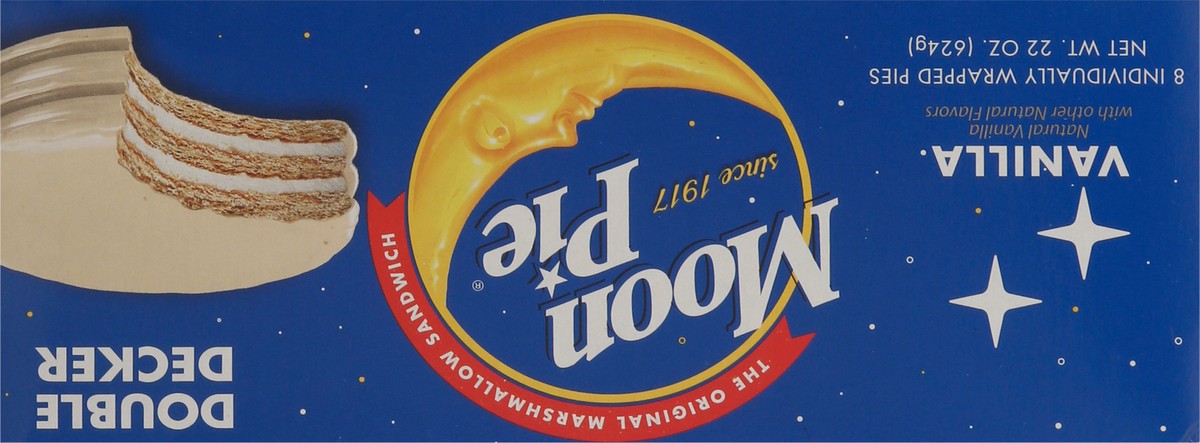 slide 2 of 9, Moon Pie Double Decker Vanilla Pies 8 ea, 8 ct