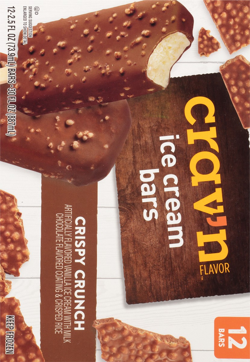 slide 5 of 9, Crav'n Flavor Crispy Crunch Ice Cream Bars 12 ea, 12 ct