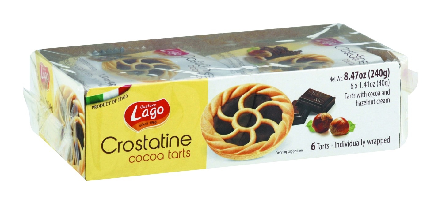 slide 1 of 1, Gastone Lago Tarts, Cocoa, Crostatine, 6 ct
