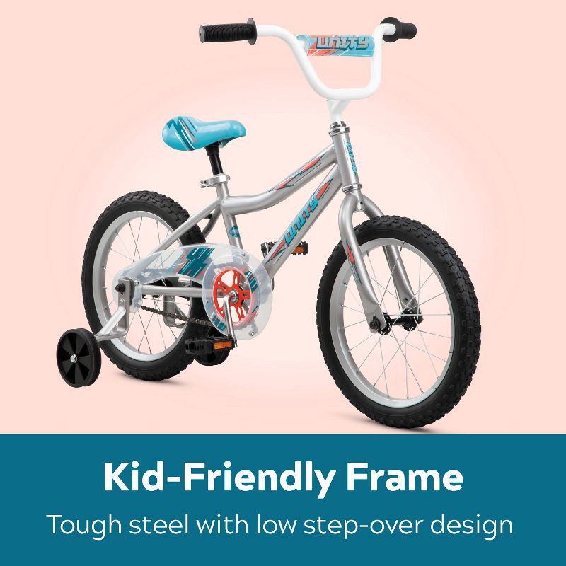 slide 7 of 12, Pacific Unisex Unity 16" Kids' Bike - Silver, 1 ct