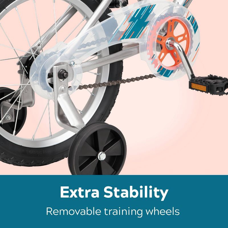 slide 8 of 12, Pacific Unisex Unity 16" Kids' Bike - Silver, 1 ct