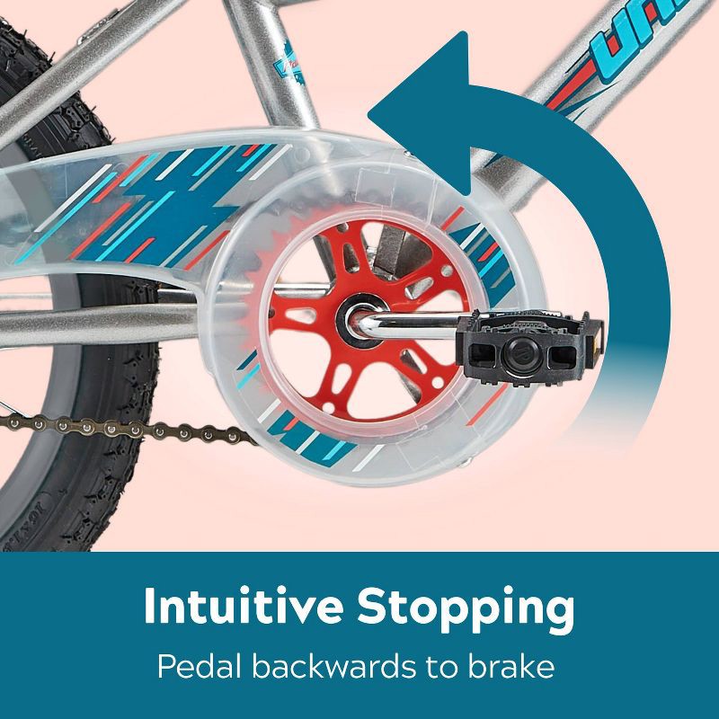 slide 9 of 12, Pacific Unisex Unity 16" Kids' Bike - Silver, 1 ct