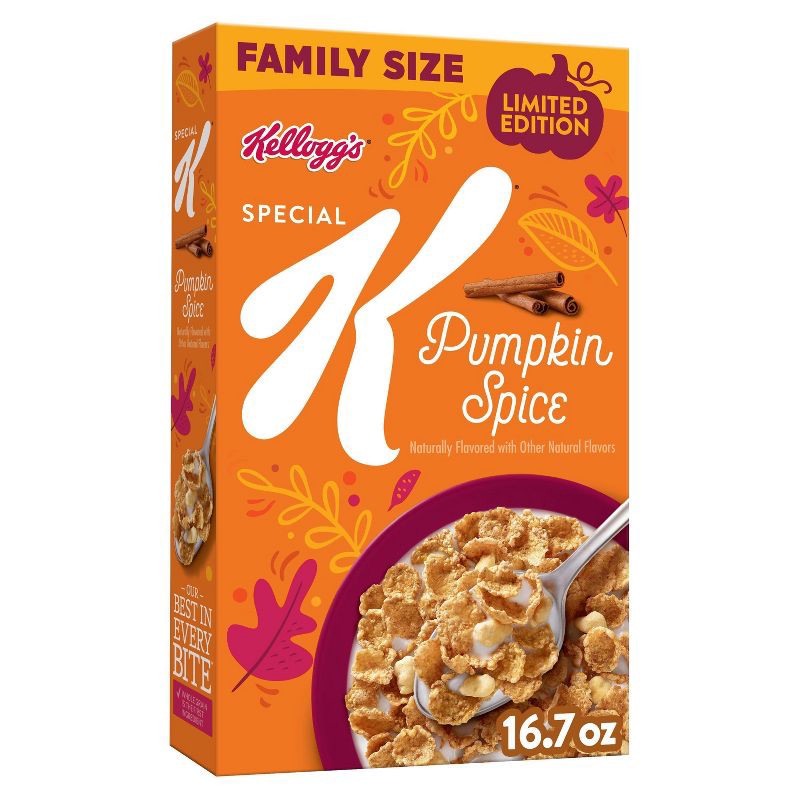 slide 1 of 12, Kellogg's Special K Pumpkin Spice Breakfast Cereal - 16.7oz, 16.7 oz