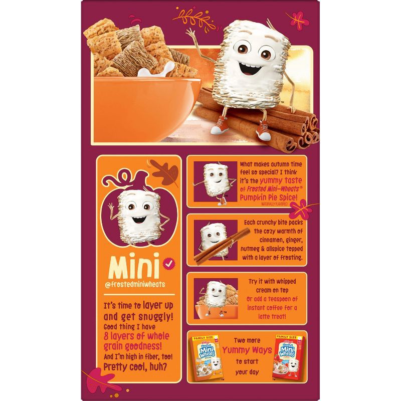slide 9 of 11, Kellogg's Frosted Mini-Wheats Pumpkin Spice Breakfast Cereal - 20oz, 20 oz