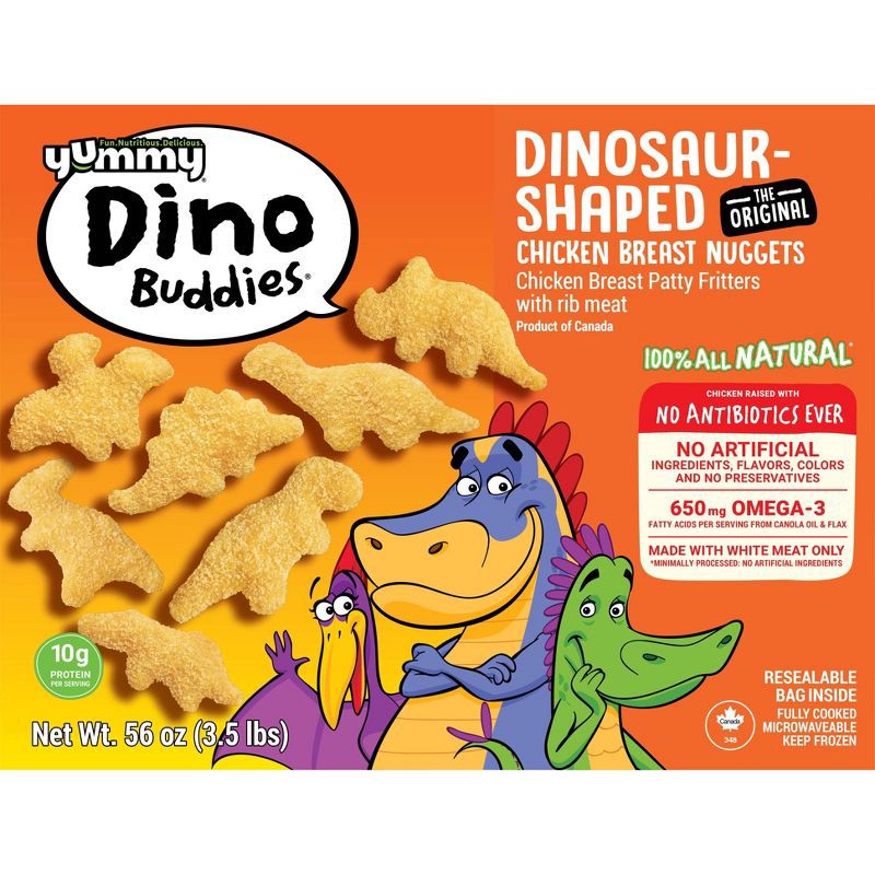 slide 1 of 3, Yummy Original Dino Buddies - Frozen - 56oz, 56 oz