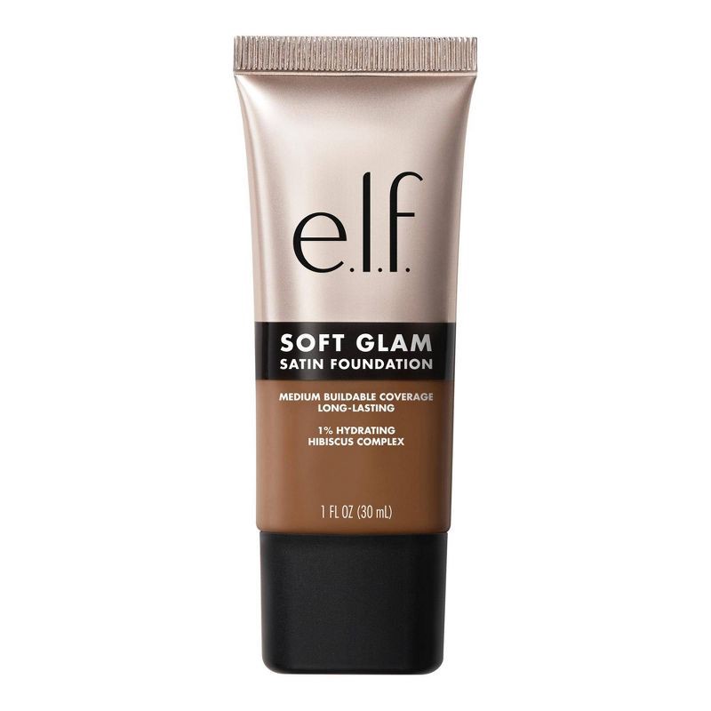 slide 11 of 12, e.l.f. Soft Glam Satin Foundation - 54 Deep Neutral - 1 fl oz, 1 fl oz