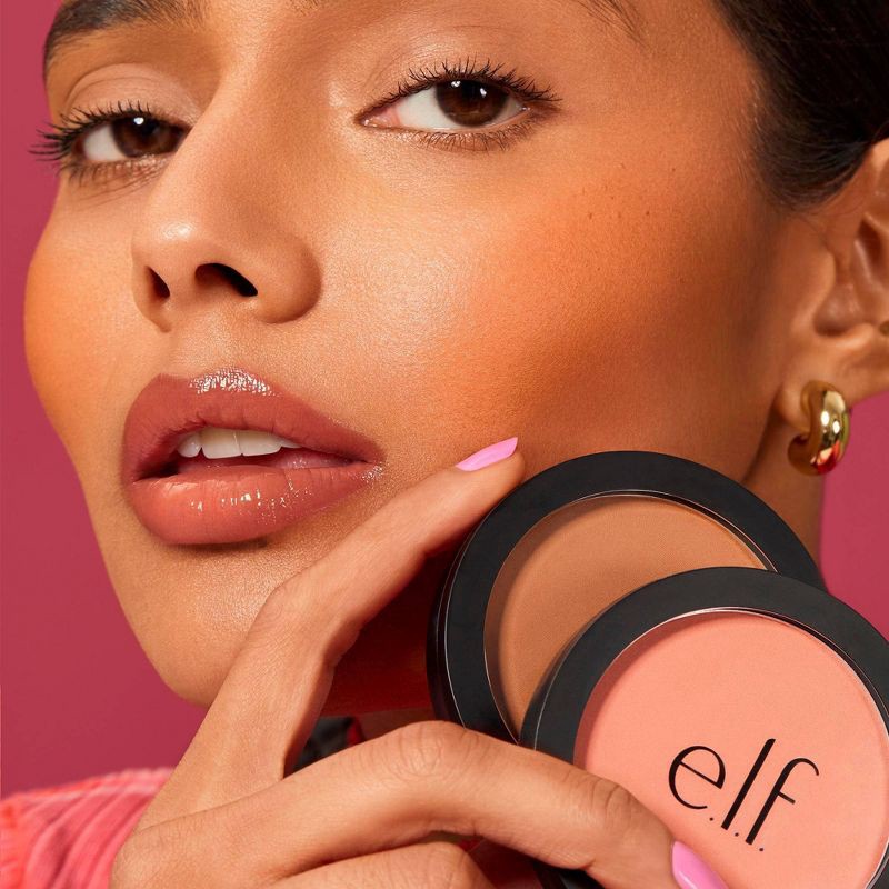 slide 4 of 12, e.l.f. Primer-Infused Matte Blush - Always Fresh - 0.35oz, 0.35 oz