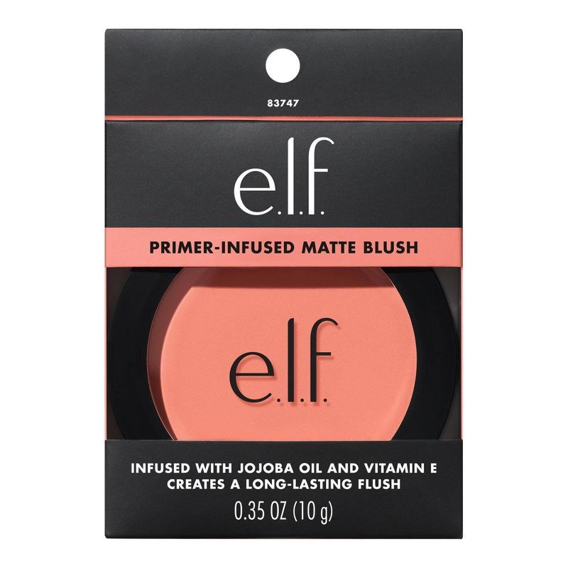 slide 12 of 12, e.l.f. Primer-Infused Matte Blush - Always Fresh - 0.35oz, 0.35 oz